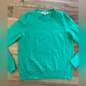 Boden Green Crewneck Sweater, Small